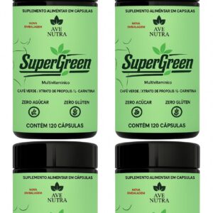SUPER GREEN | KIT 4 DETOX EMAGRECEDOR-30% OFF